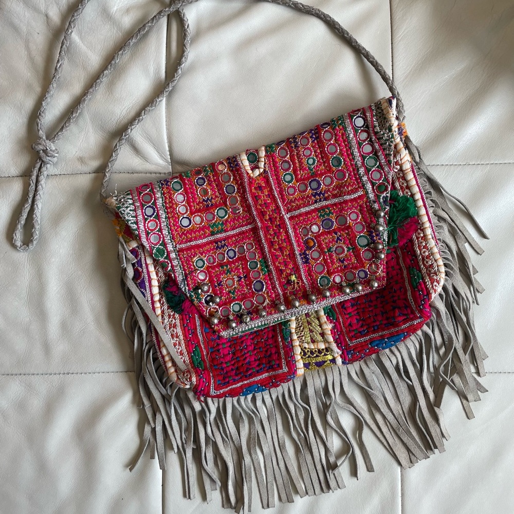 Calypso St Barth Boho Fringe Multi Purse